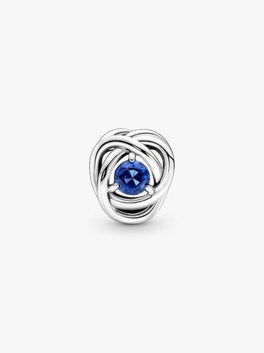 September Birthstone Eternity Circle Charm