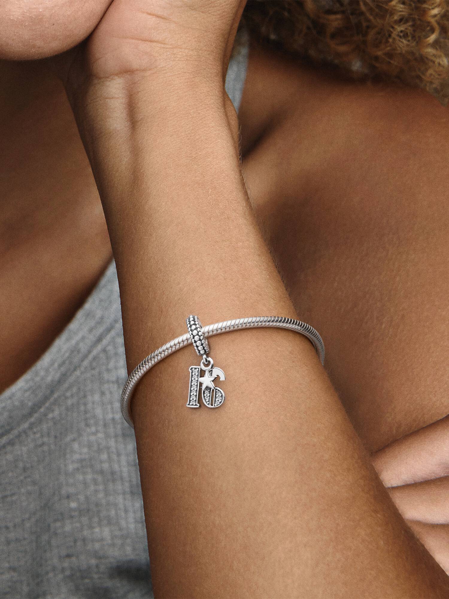 16th Celebration Dangle Charm
