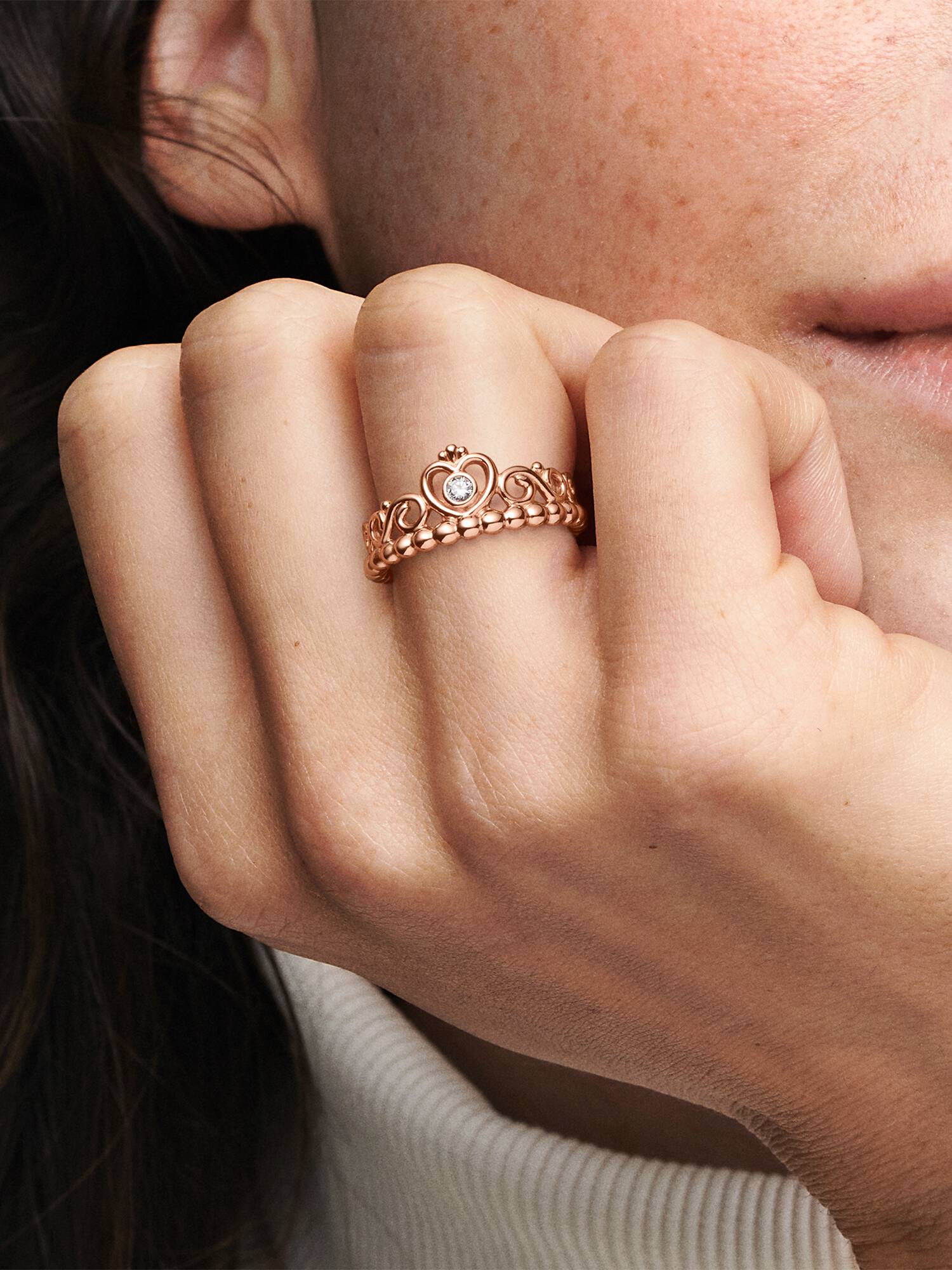 Princess Tiara Crown Ring