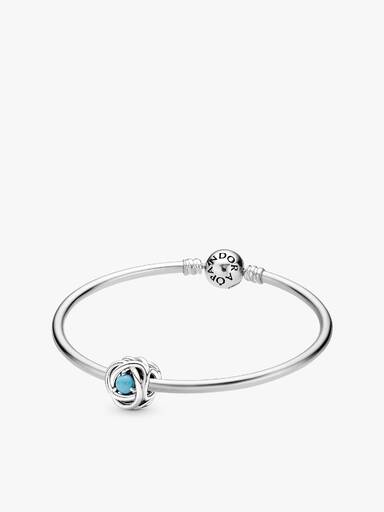 December Birthstone Eternity Circle Bangle Gift Set