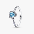 Elevated Light Blue Heart Ring Elevated Light Blue Heart Ring