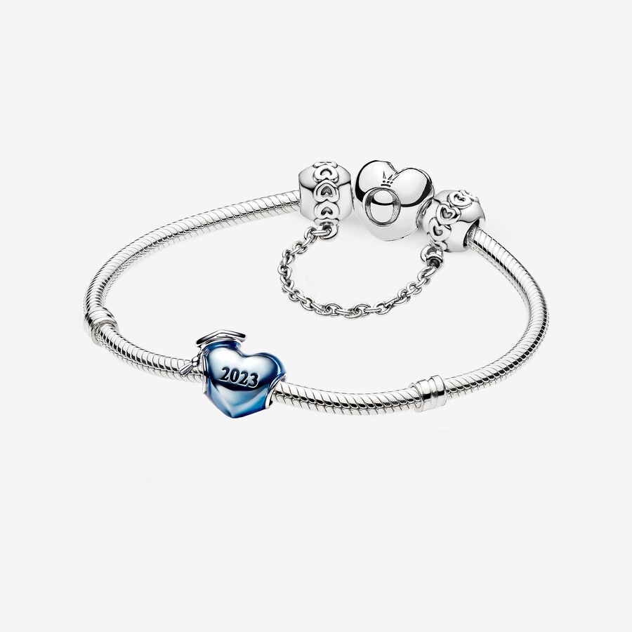 Pandora Bracelet With Graduation and Character Themed Charms -  Sweden