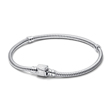Pandora Moments Marvel Logo Clasp Snake Chain Bracelet