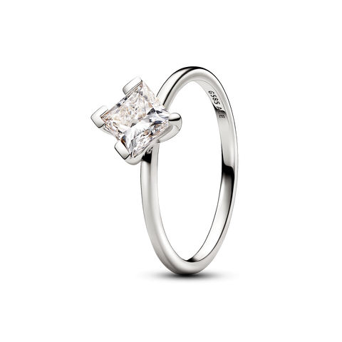 Pandora Nova 14k White Gold Lab-grown Diamond Ring