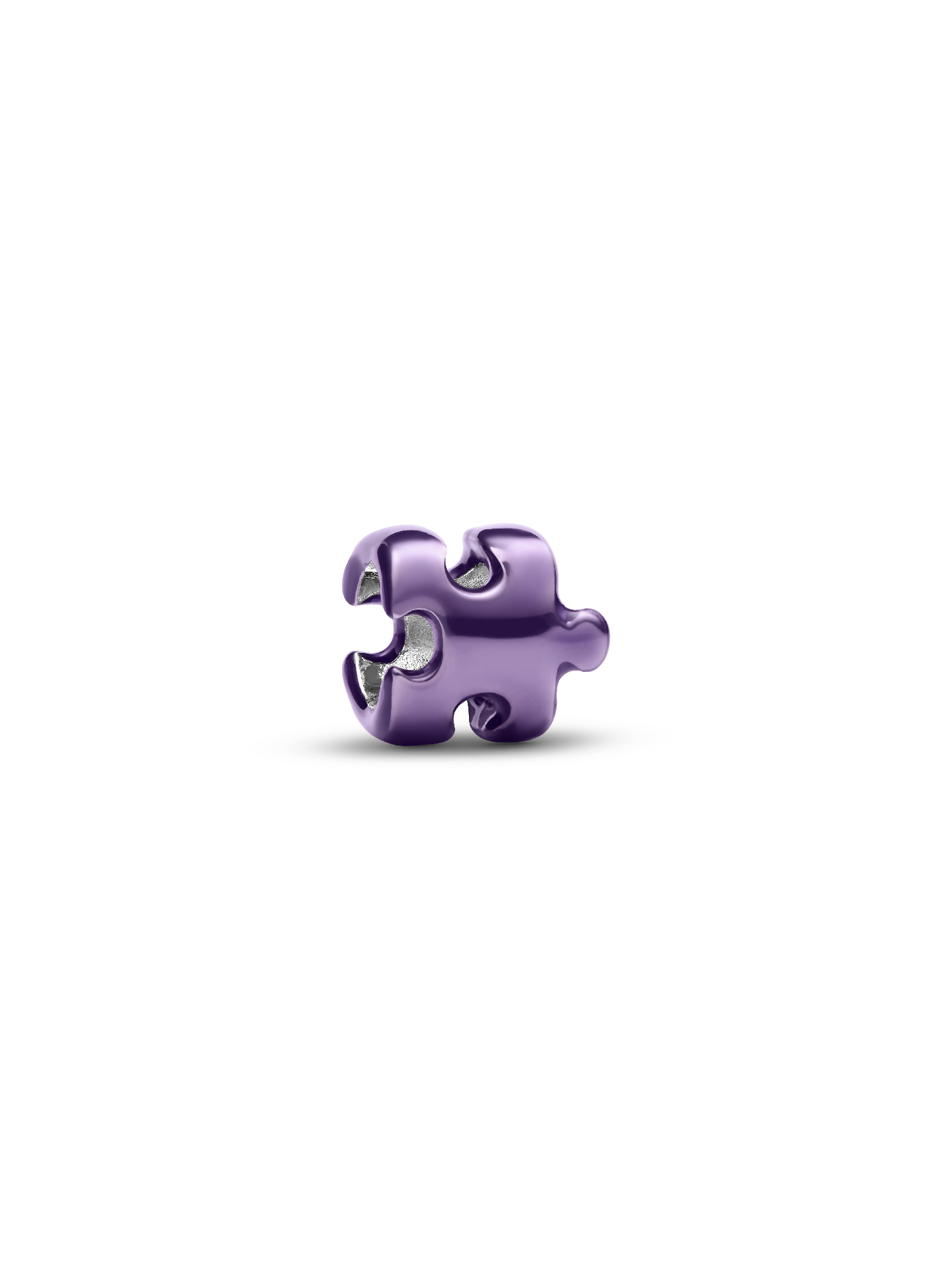 Purple Puzzle Piece Mini Charm