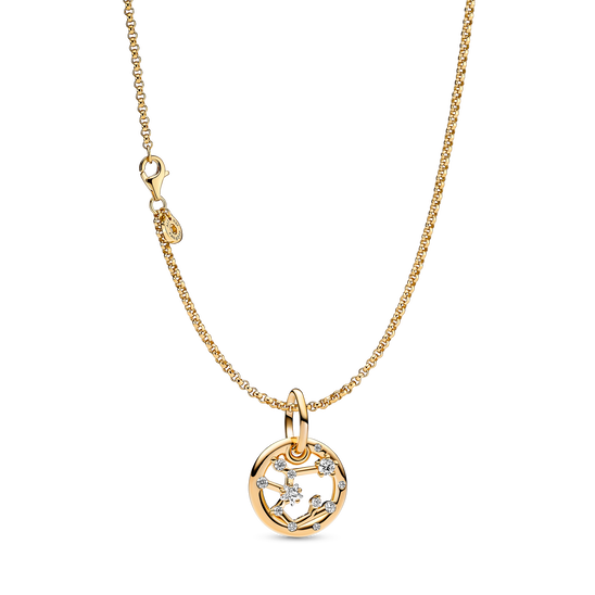 14K Gold Plated Sagittarius Zodiac Necklace