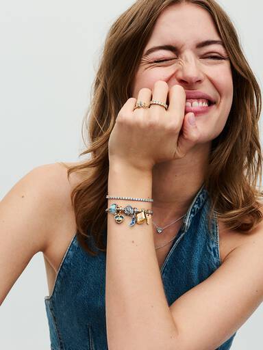 Sparkling Slider Tennis Bracelet