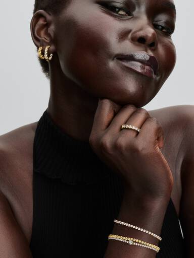 Yellow Hoop Earrings