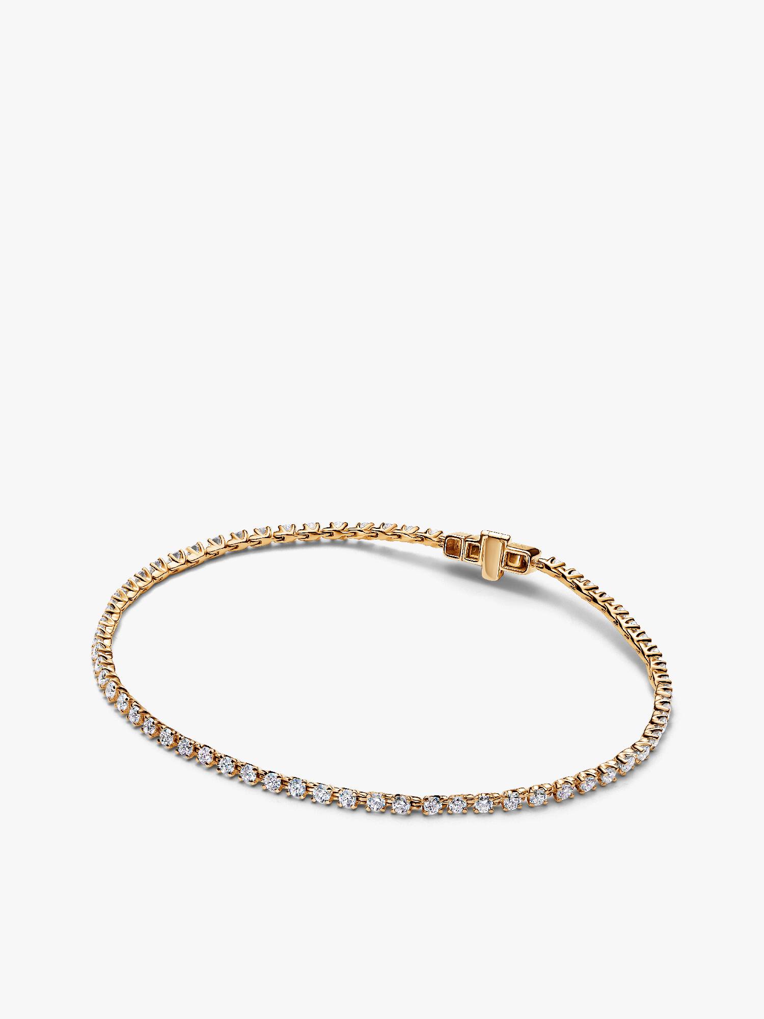 Pandora Era 14k Gold Lab-grown Diamond Tennis Bracelet