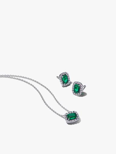Pandora Timeless Green Halo Gift Set
