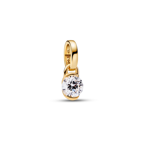 Pandora Talisman 14k Gold Lab-grown Diamond Infinity Pendant
