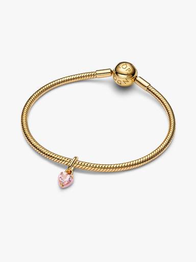 Pink Chakra Heart Mini Dangle Charm