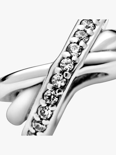 Sparkling & Polished Lines Spacer Charm