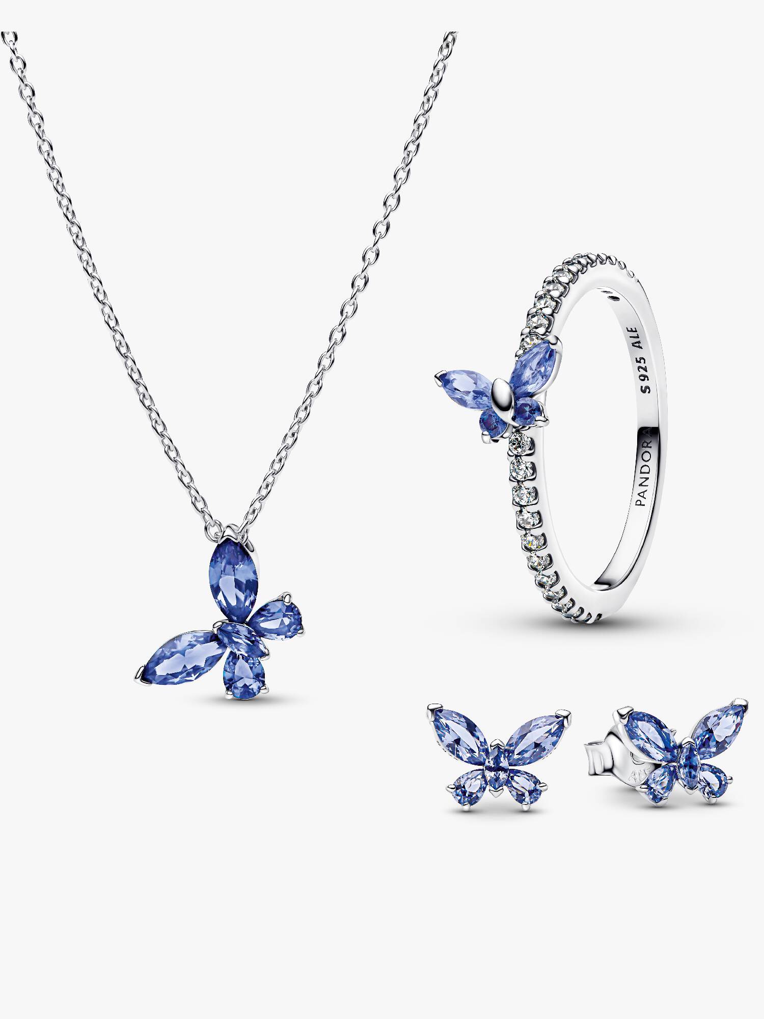 Blue Sparkling Butterfly Gift Set