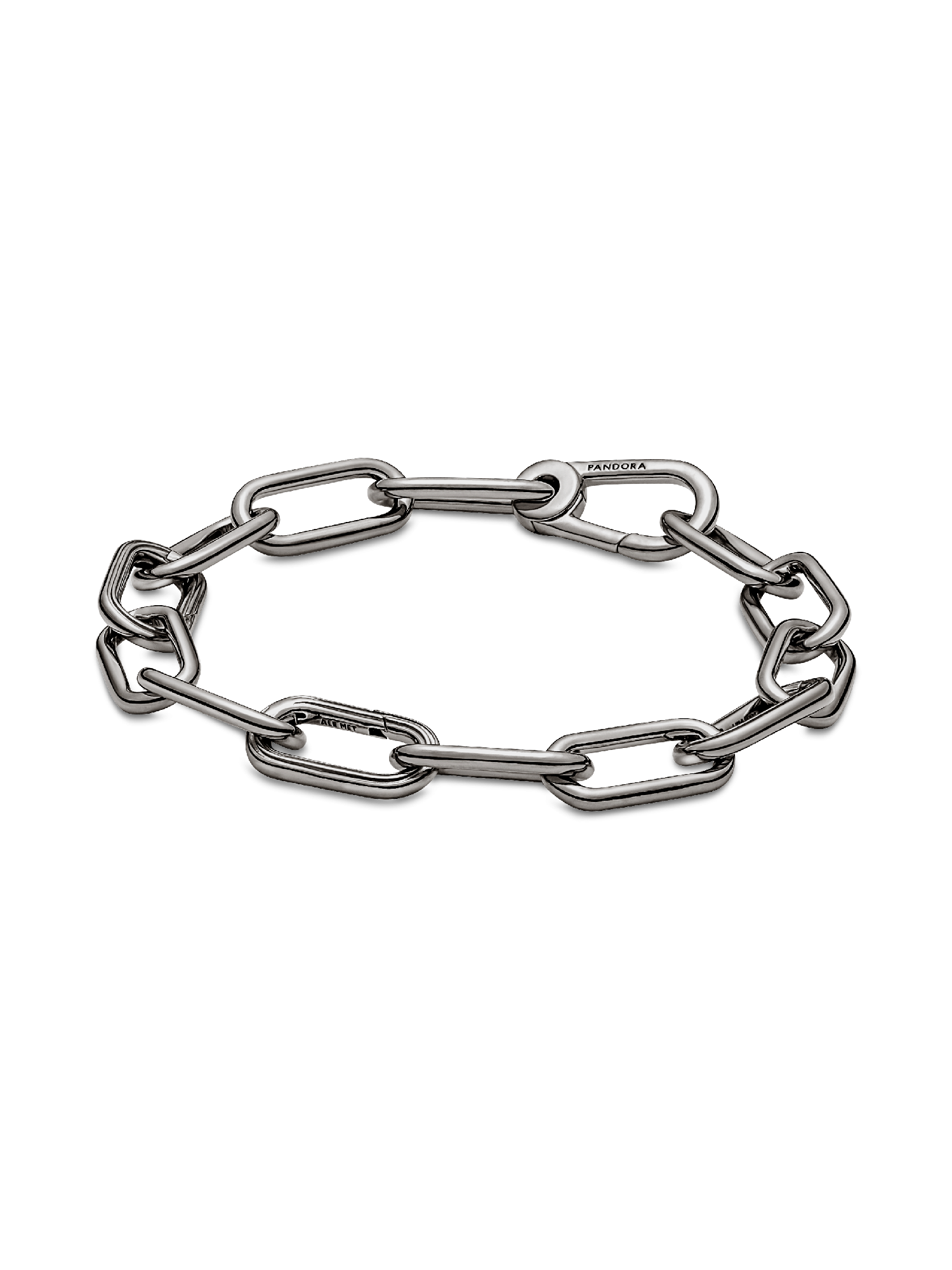 Pandora ME Medium-Link Chain Bracelet | Ruthenium plated | Pandora UK