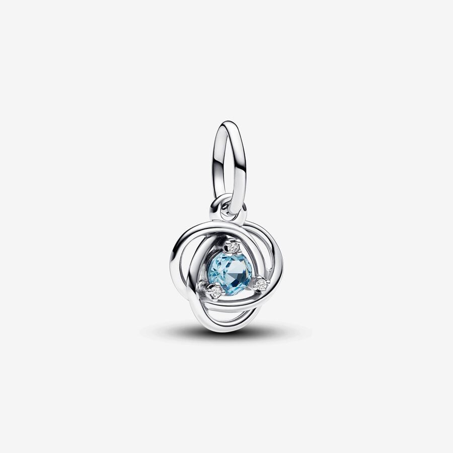 March Eternity Circle Dangle Charm image number 0