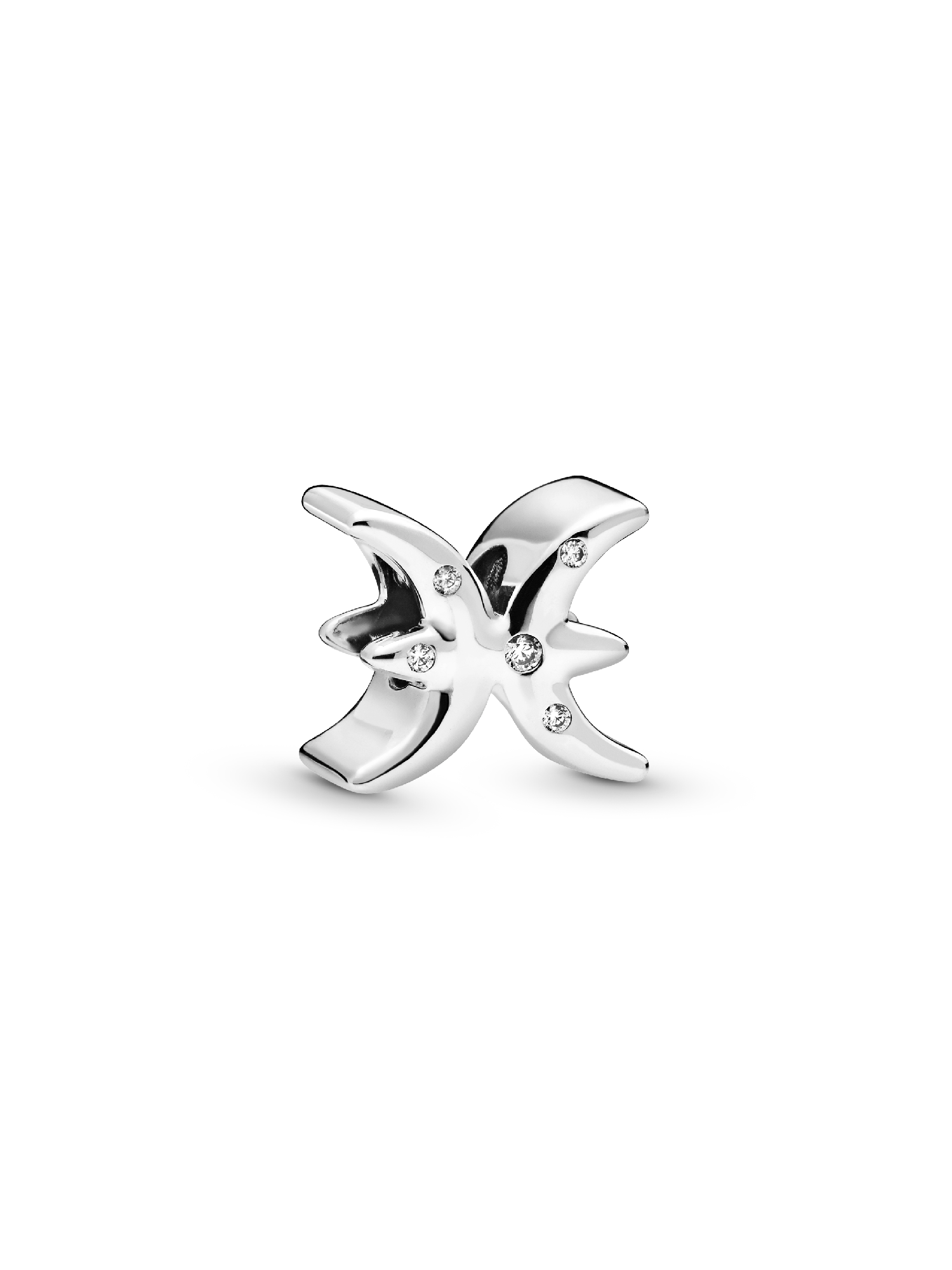 Sparkling Pisces Zodiac Charm