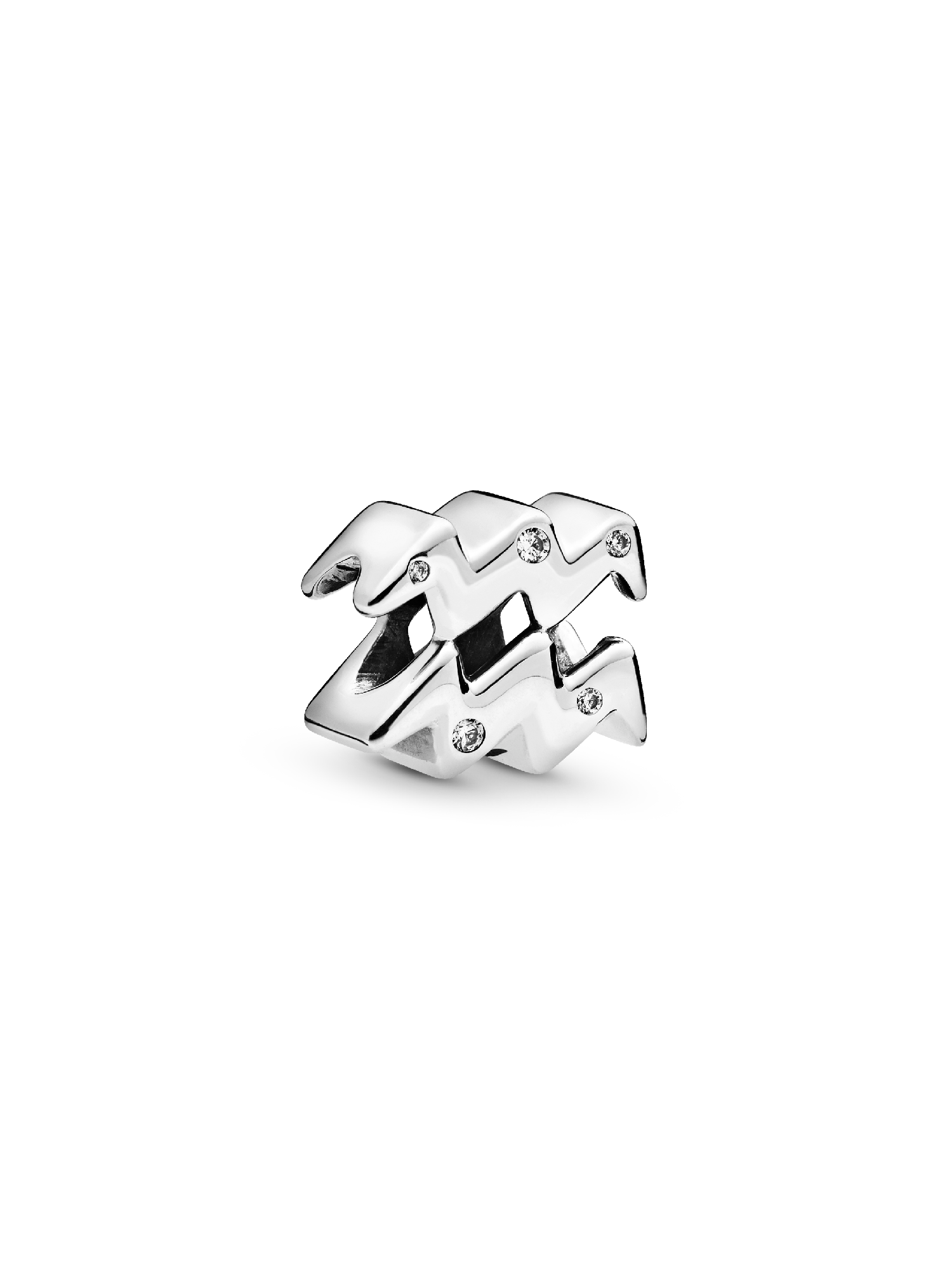 Sparkling Aquarius Zodiac Charm