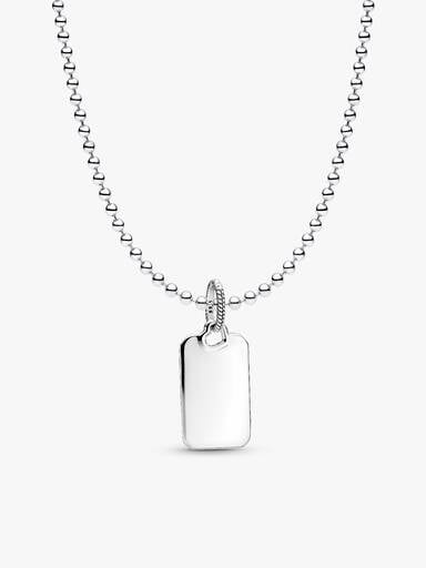 Engravable Silver Heart Pendant Necklace Gift Set