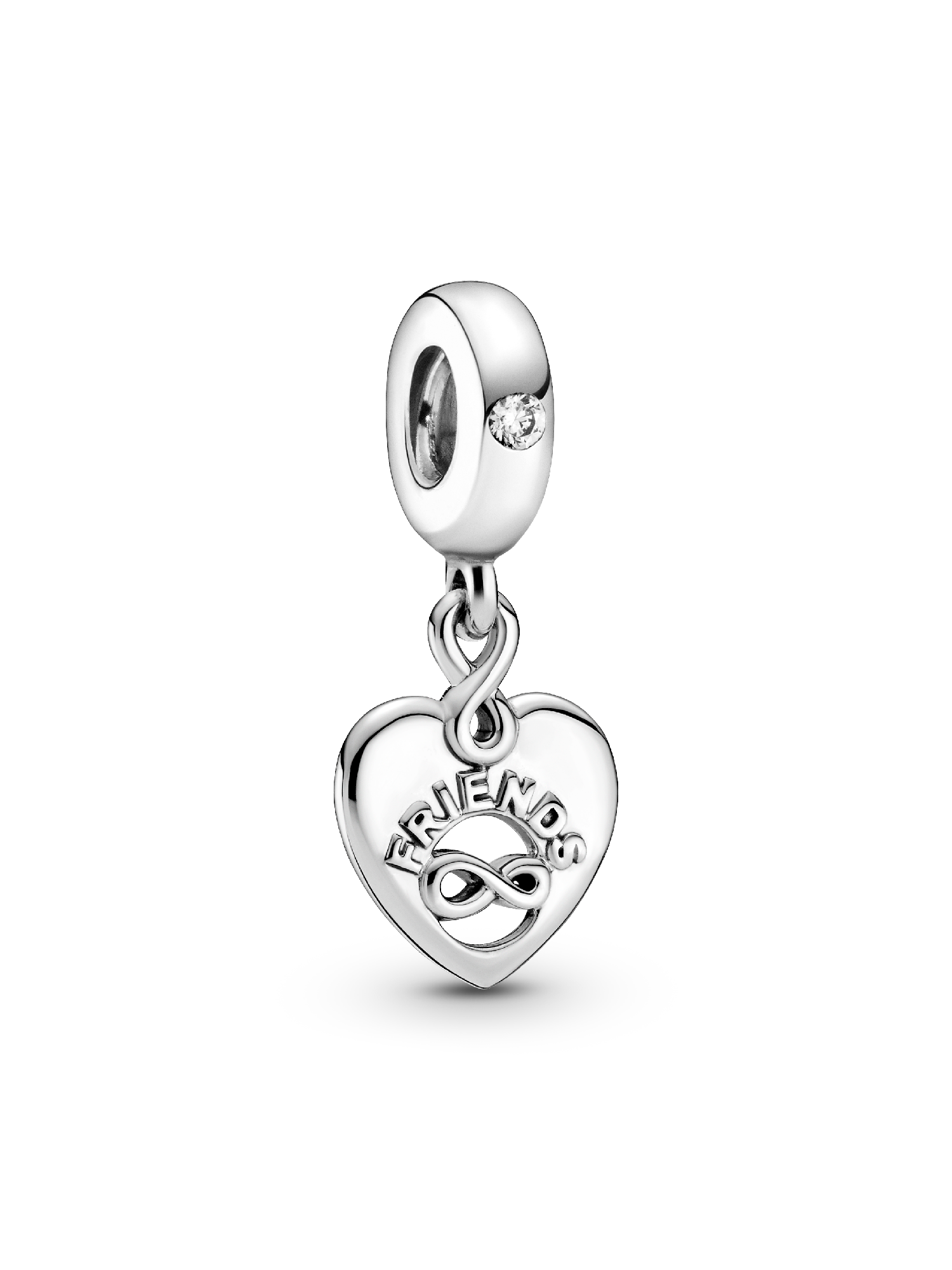 Friends Forever Heart Dangle Charm