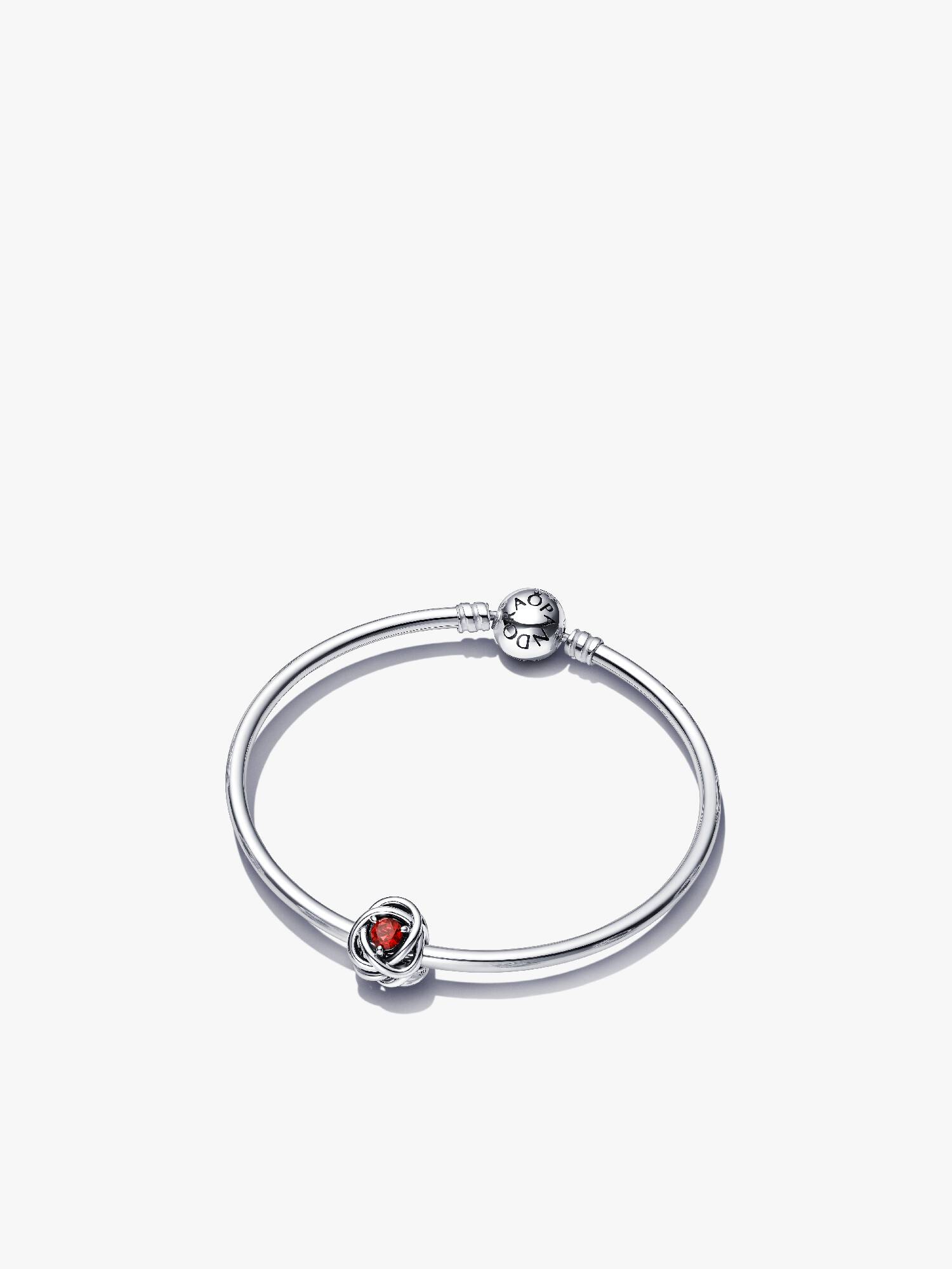 July Birthstone Eternity Circle Bangle Gift Set