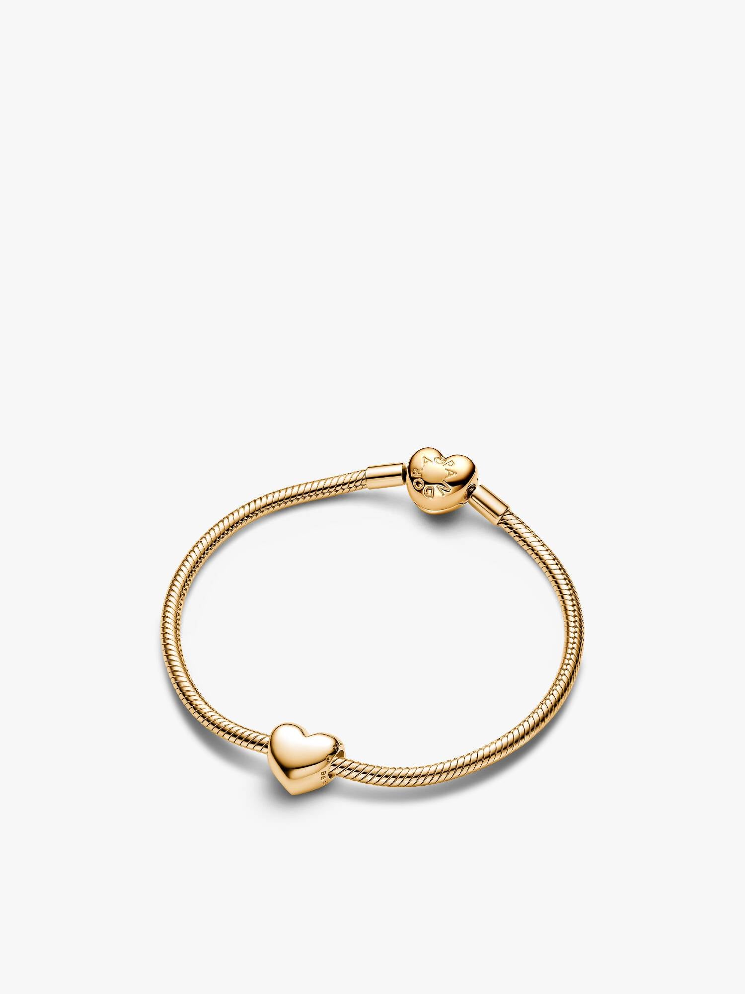 Be Love Engravable Heart Charm Bracelet Gift Set