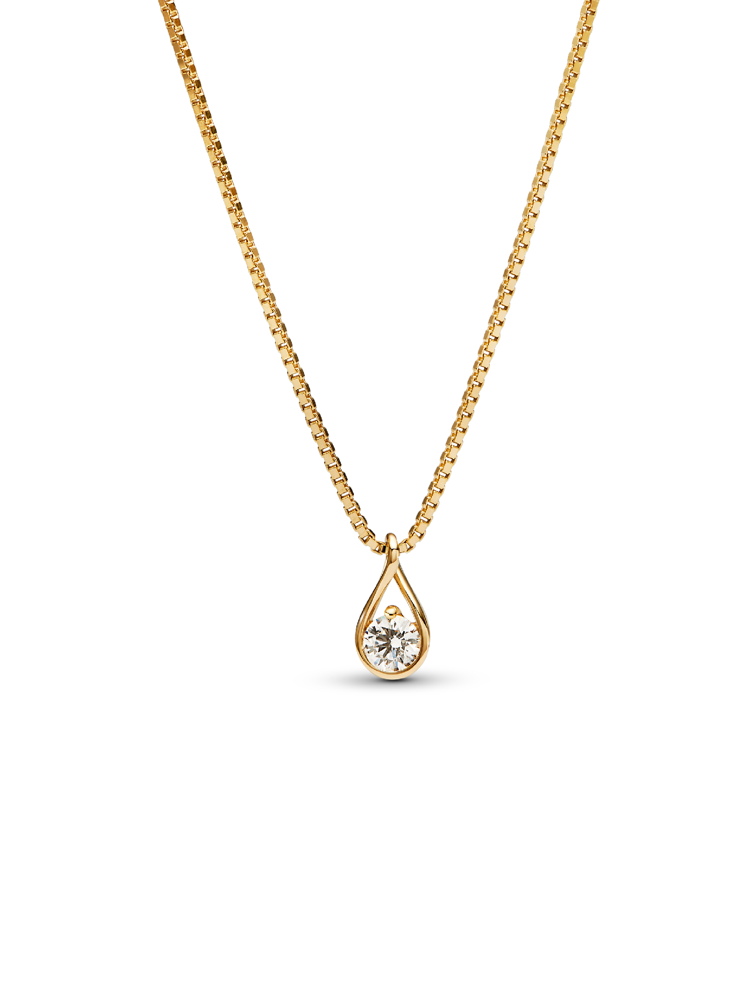 Pandora Infinite 14k Gold Lab-grown Diamond Pendant Necklace