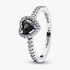 Elevated Black Heart Ring Elevated Black Heart Ring