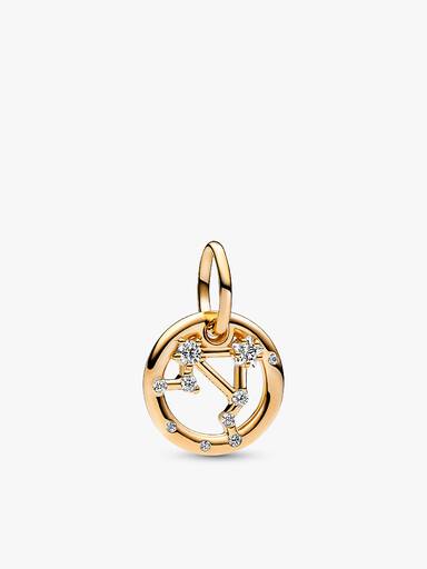 14K Gold Plated Libra Zodiac Necklace