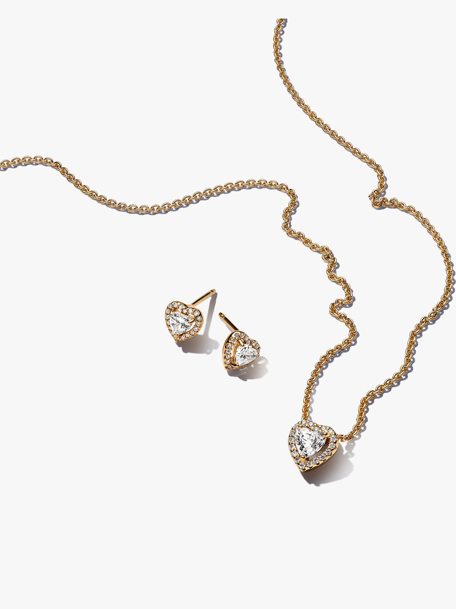 Sparkling Elevated Heart Set
