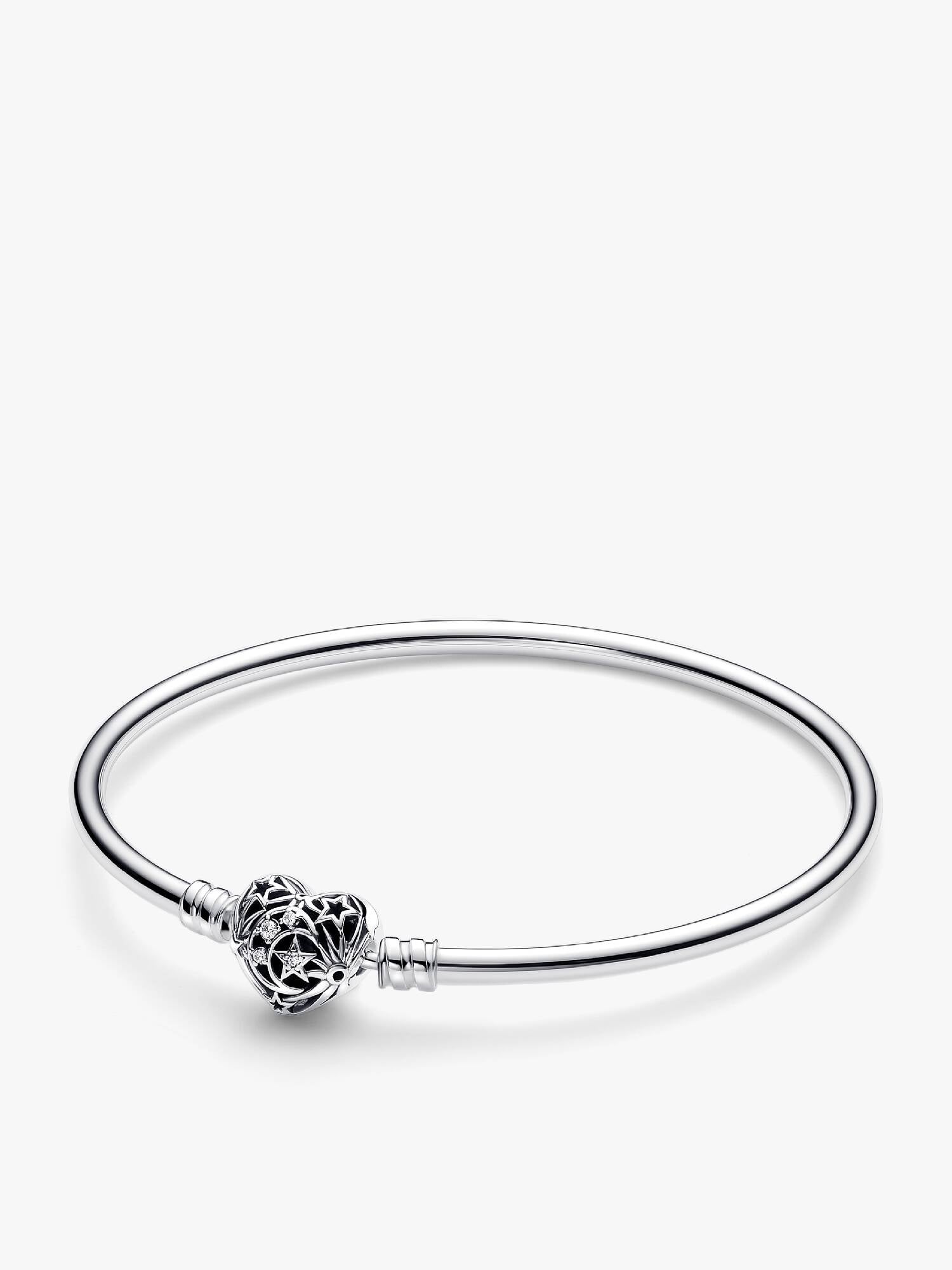 Celestial Heart Clasp Bangle