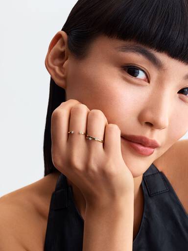 Pandora Era Bezel Lab-Grown Diamond Open Ring