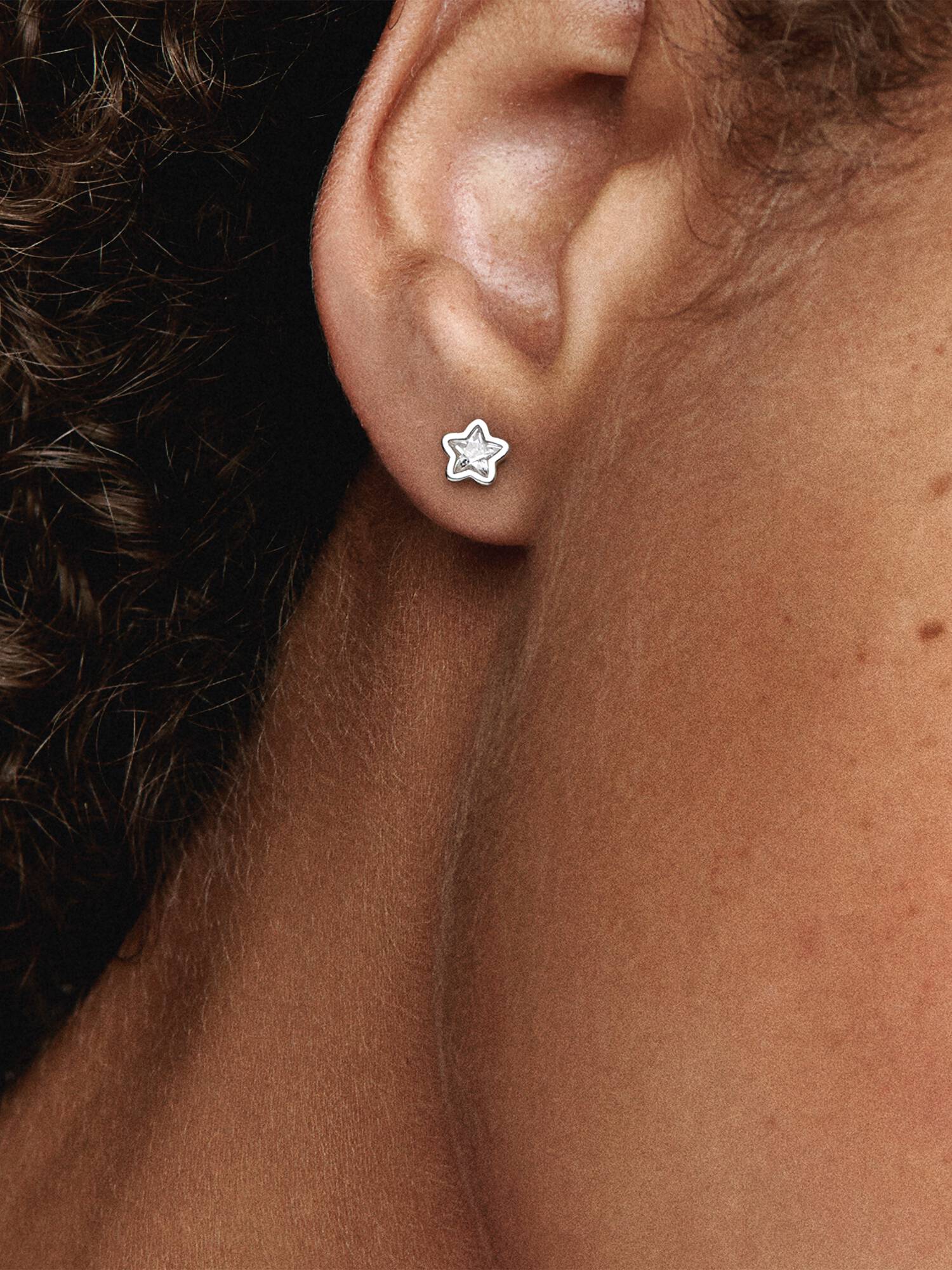Sparkling Star Stud Earrings