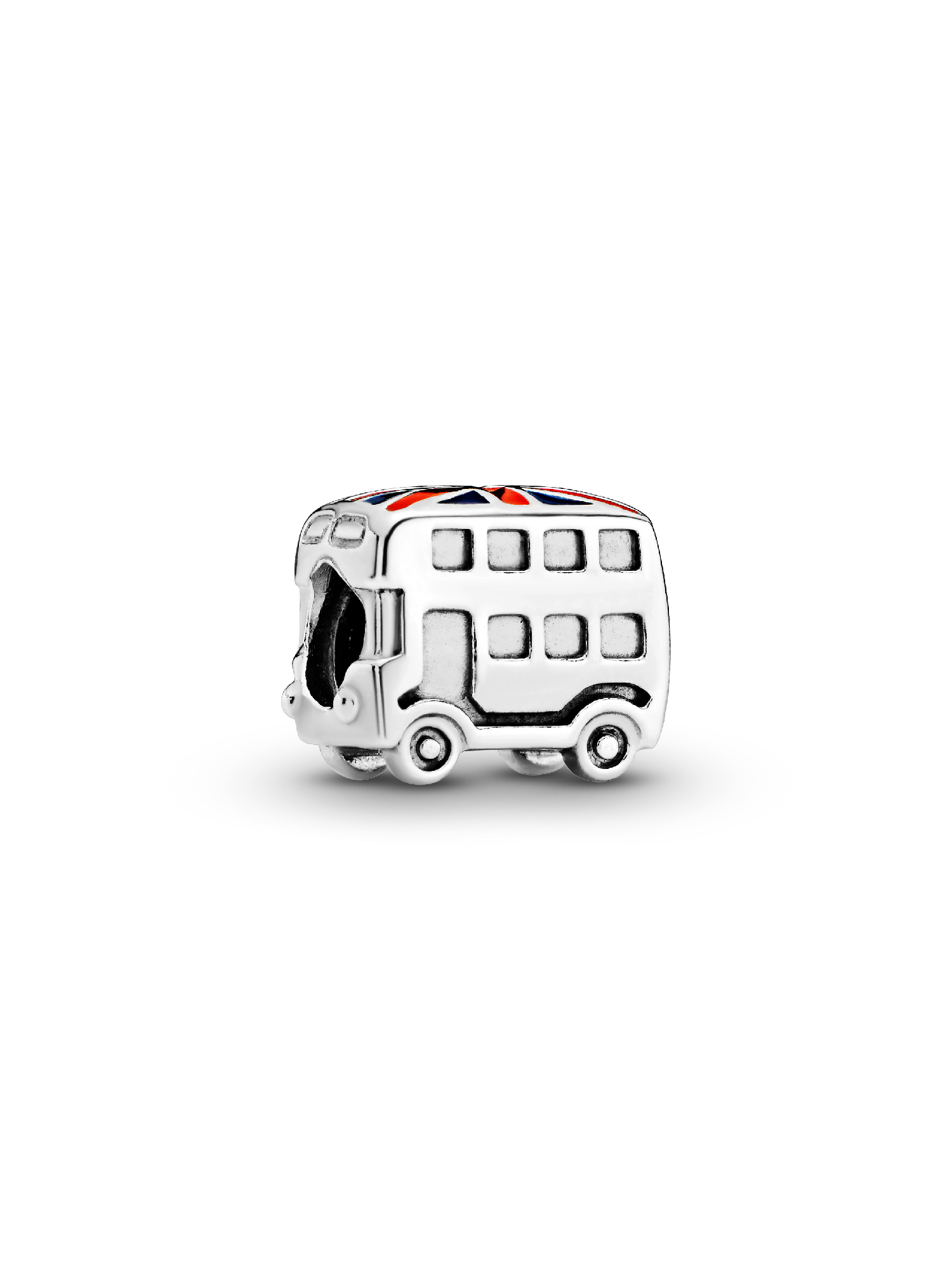 Union Jack London Bus Charm | Pendant | Sterling silver | Pandora UK