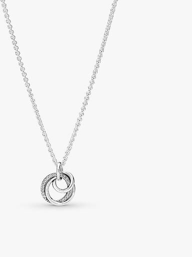 Family Always Encircled Necklace and Earrings Gift Set