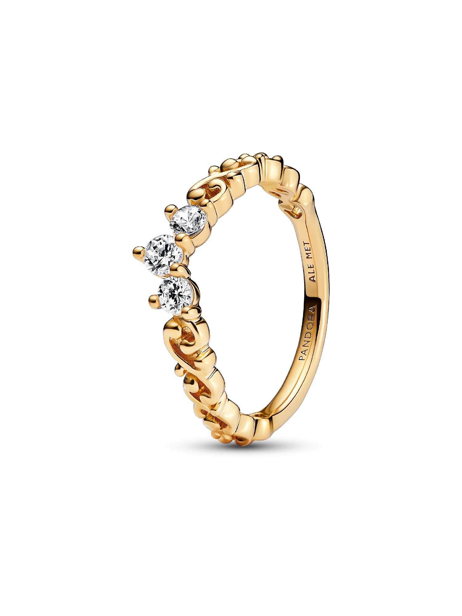 Regal Swirl Tiara Ring