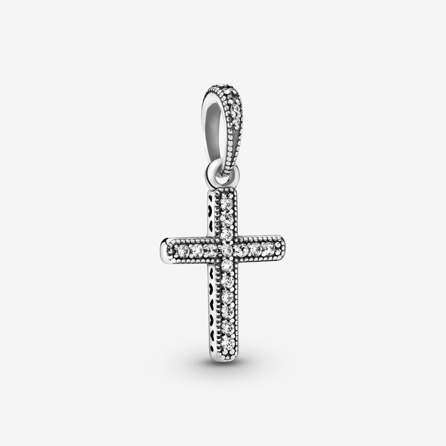 Sparkling Cross Pendant Necklace