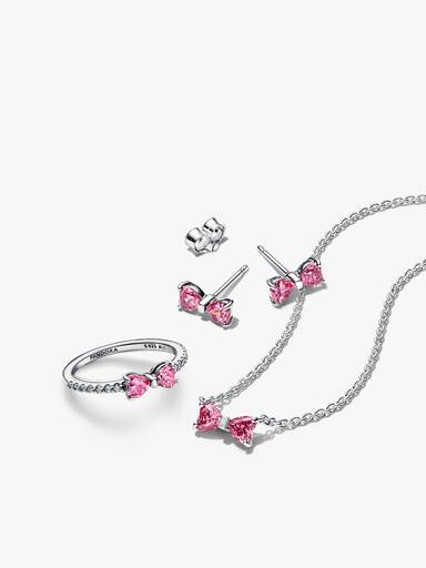 Pink Sparkling Bow Gift Set