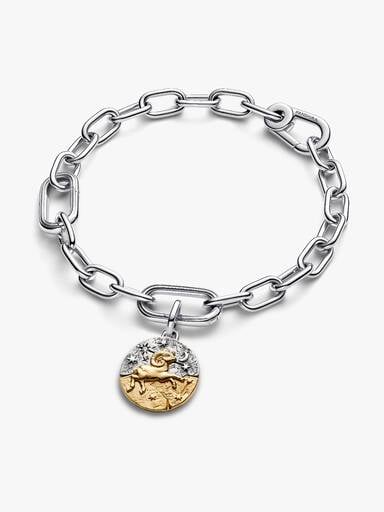Aries Zodiac Medallion Charm