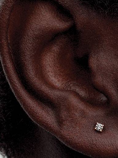 Pandora Era 14k Gold Lab-grown Diamond Single Stud Earring