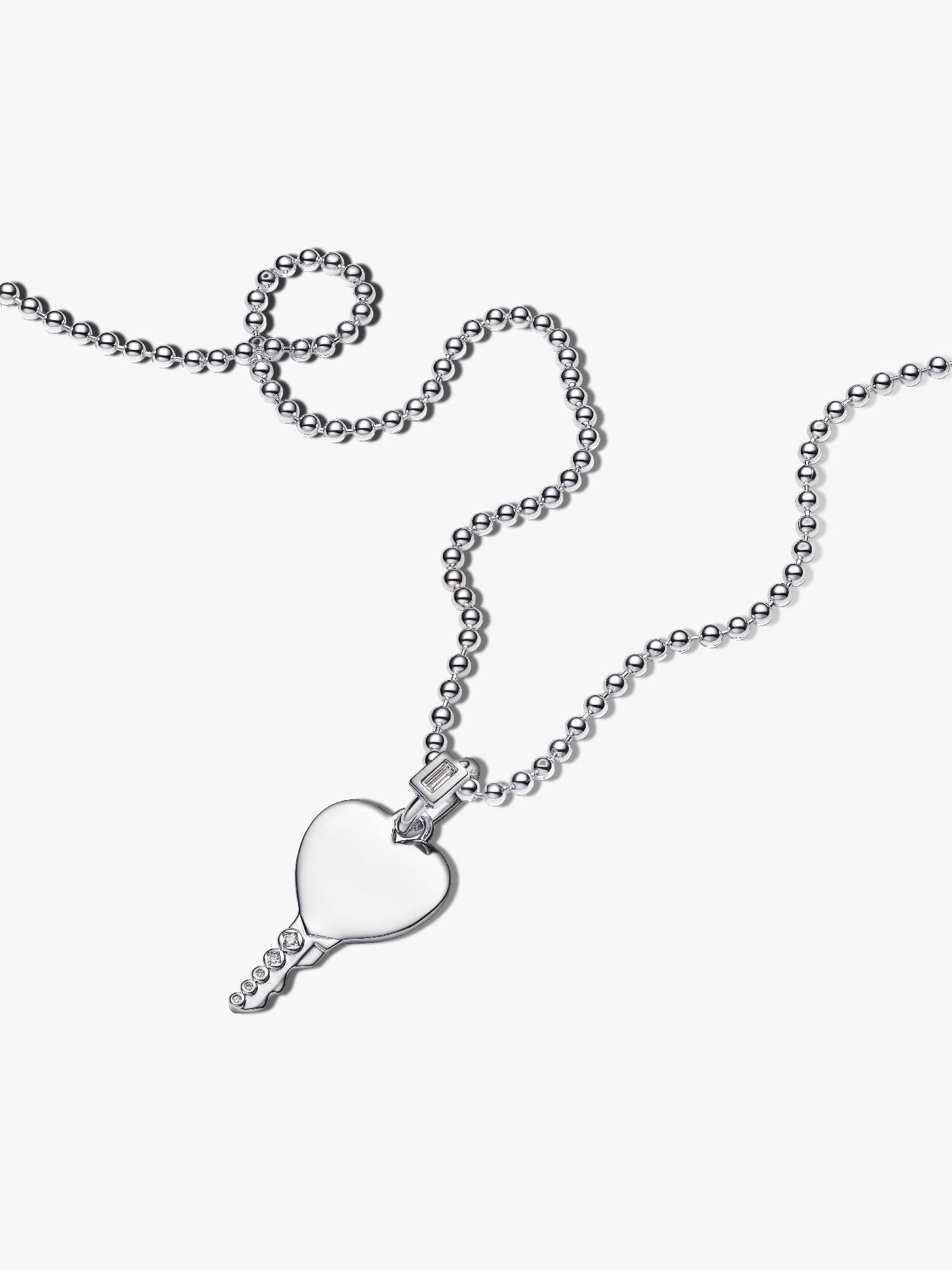 Engravable Heart Key Necklace Gift Set