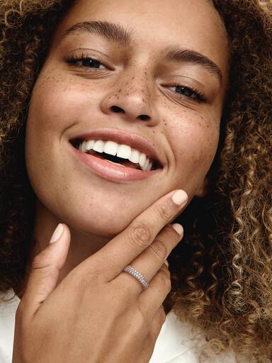 Pandora Timeless Pavé Double-row Ring