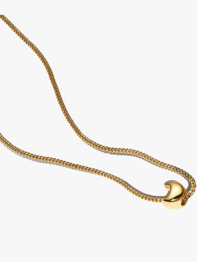 Mini Moon Pendant Necklace