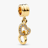 Interlocking Hearts Dangle Charm Interlocking Hearts Dangle Charm