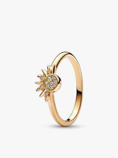 Moon and Sun Ring Set