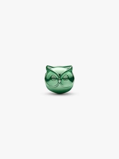 Green Owl Mini Charm