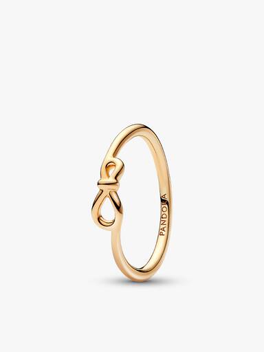 Gold Sparkling Infinity Jewellery Gift Set