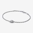 Pandora Infinite Sterling Silver Lab-grown Diamond Chain Bracelet