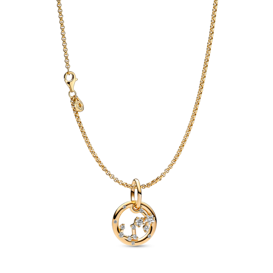 14K Gold Plated Scorpio Zodiac Necklace