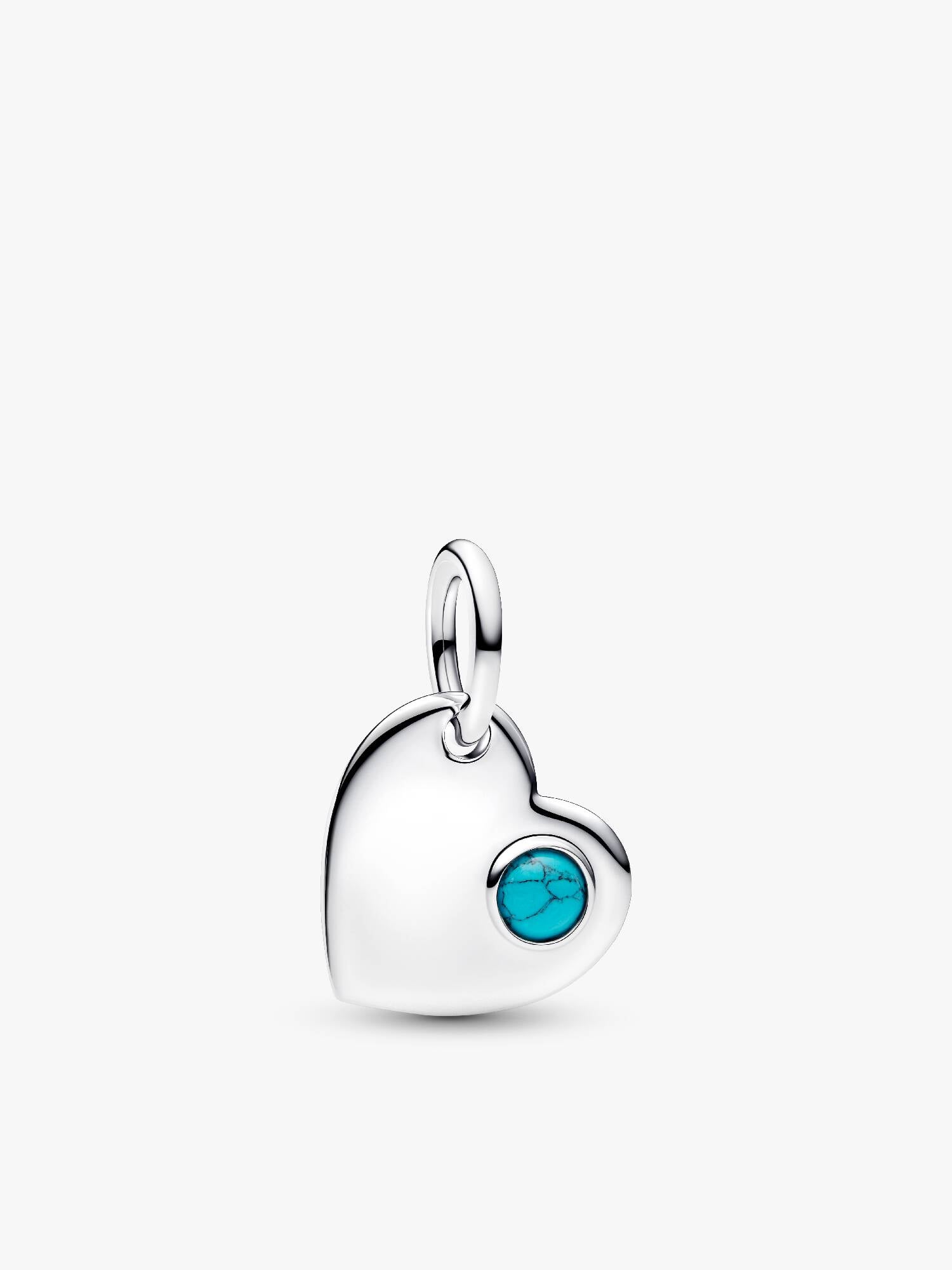 December Heart Dangle Charm